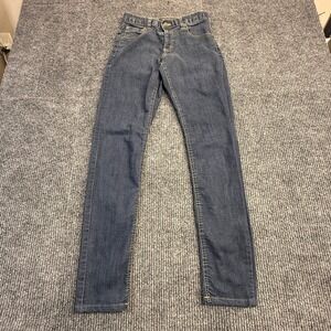 Dearborn Denim Womens Size 27 Skinny Jeans Dark Wash Blue Made in Chicago